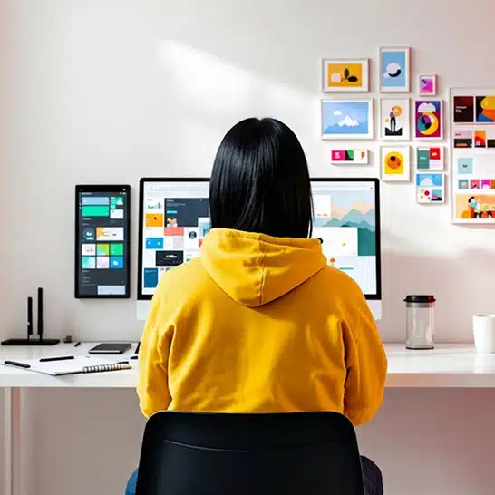 Studio web design senior – Création d’identité digitale et leadership visuel