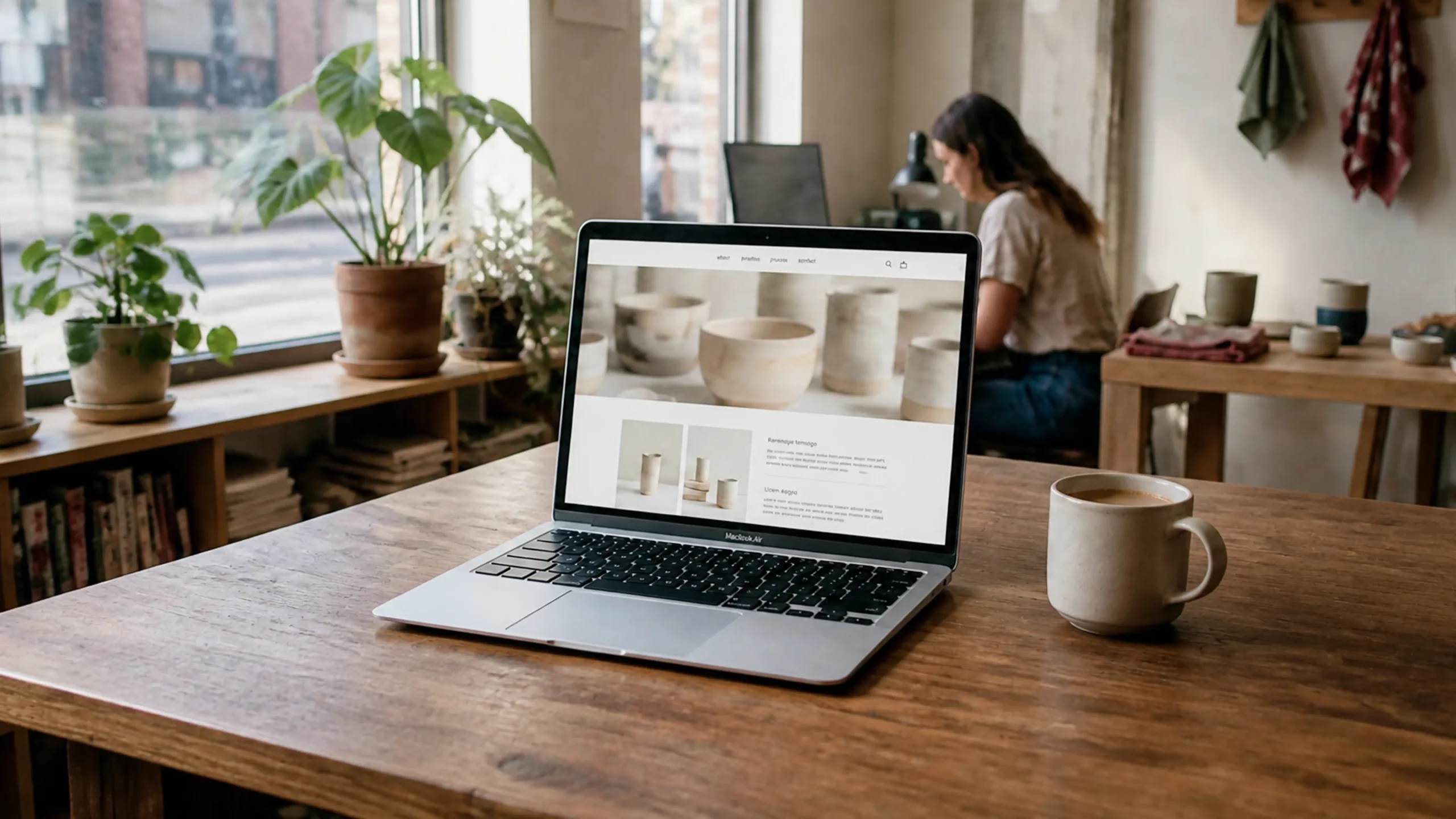 Présentation d'un site internet d'artisan